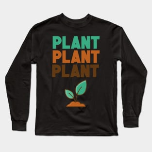 plant a tree for climante emergency Long Sleeve T-Shirt